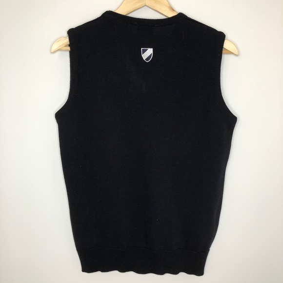 *SOLD* Vintage Patterned Sleeveless Sweater - Picture 4 of 8